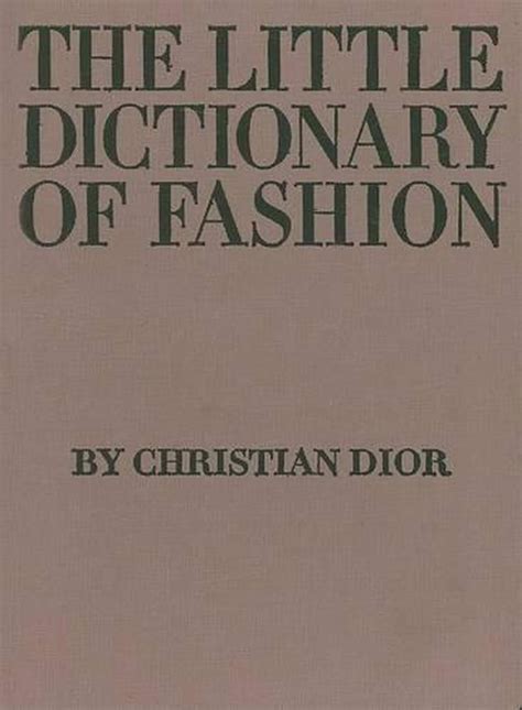 christian dior dictionary of fashion.